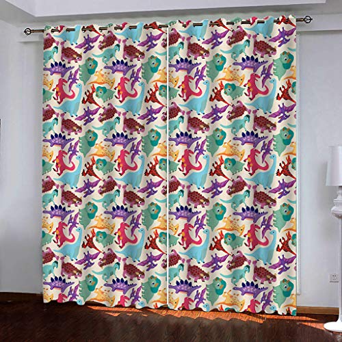 Rideaux occultants opaques à oeillets et draperies isolant thermiques de 132x160 cm