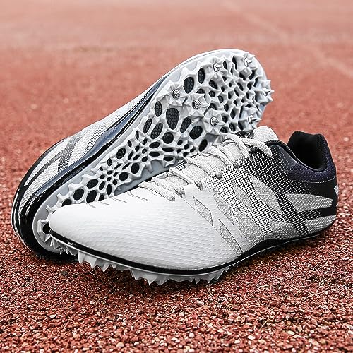 Men Women Kids Track and Field Shoes Professional 8 Spikes Running Racing Sneakers Breathable Lightweight Sprinting Shoes3