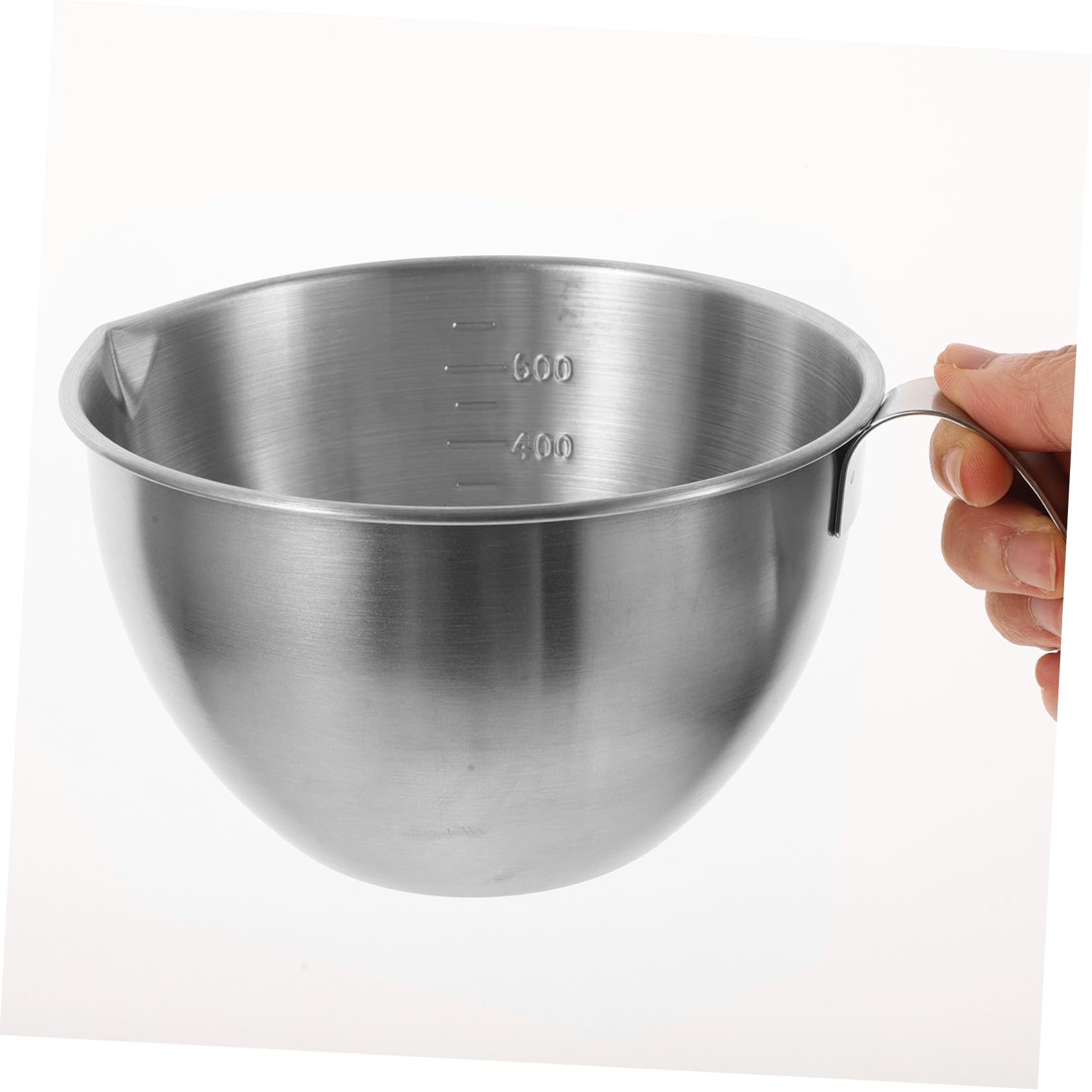 PRETYZOOM 5piezas Bowl Inoxidable Con Mango y Para y Almacenamiento De Alimentos Tazón De Cocina Multifuncional Para Ensaladas y Preparaciones