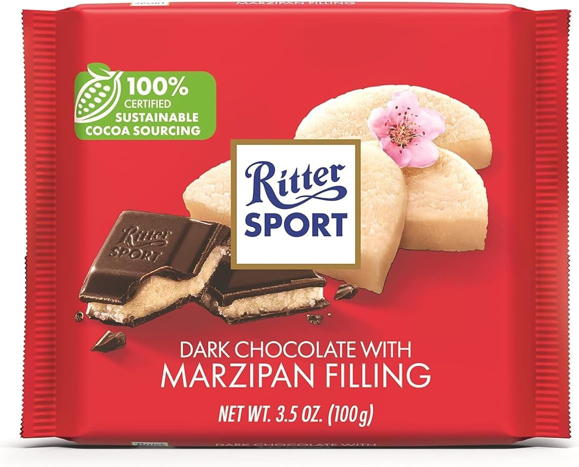 Marzipan Dark Chocolate 100g - Pack of 6