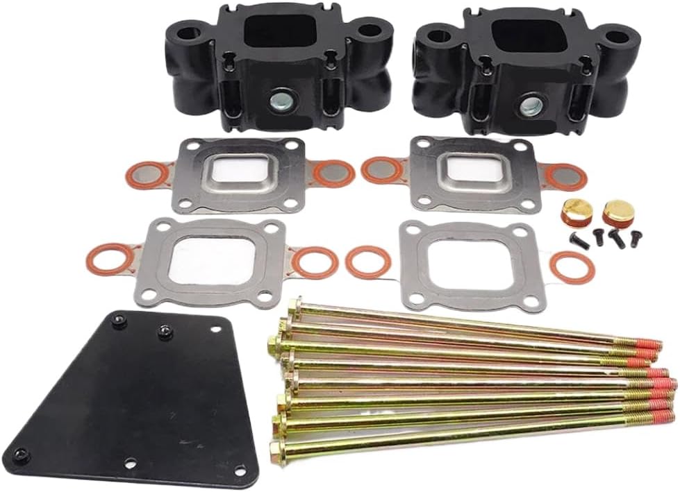 Manifold-to-Riser Dry Joint Spacer Kit 3 Inch 864929A2 Replacement for 864929 863714T Compatible with Mercruiser 4.3 5.0 5.7 6.2 L Boat Motor Engine