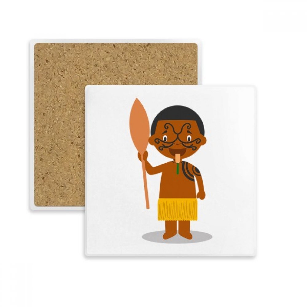 Dessous de verre Nouvelle-Zélande pierre absorbante pour mug de thé et verre coloré