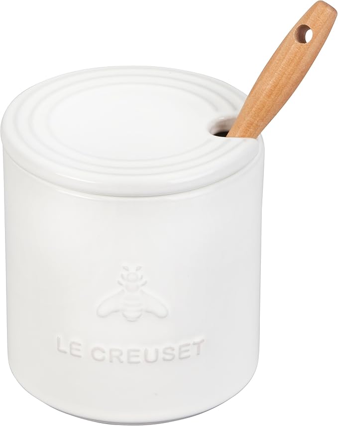 Le Creuset Stoneware Honey Pot, 14 oz., Nectar