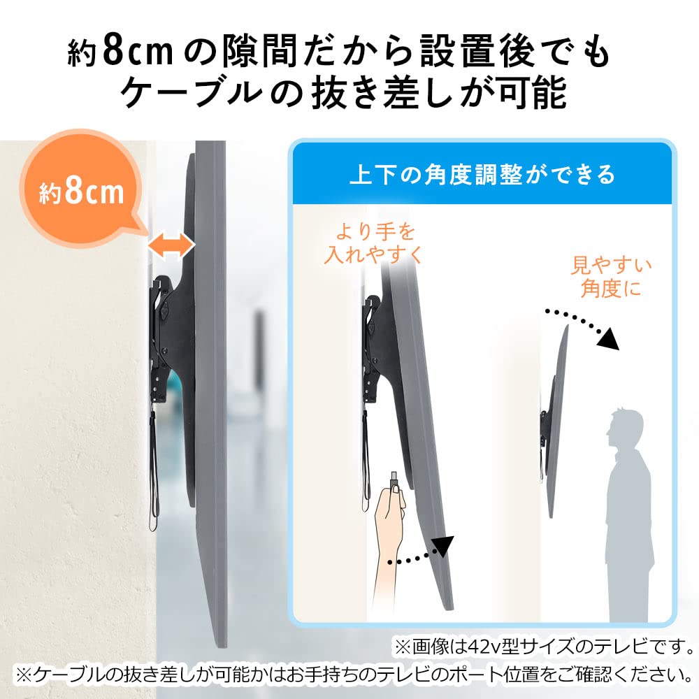 Amazon | イーサプライ 壁掛けテレビ金具 縦置き サイネージ 32-75