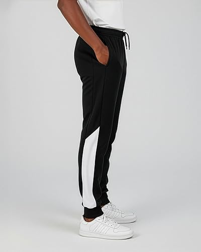 Miniatura 5 de Real Essentials - Paquete de 3 pantalones deportivos informales con bolsillos para hombre