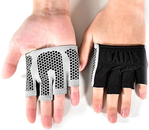 Miniatura 6 de Women Fitness Gloves Four Finger Yoga Grip Half Finger Pilates for Gym Weightlifting Hanging Cycling Yoga Gym Training Gloves