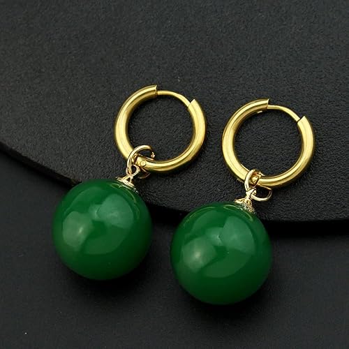 Miniatura 3 de KANGSHUN Pendientes de gota de ágata de anime Goku con clip