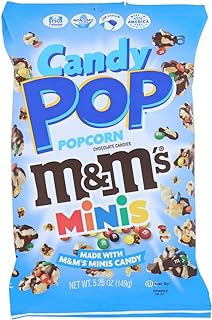 CANDY POP M&Ms Candy Coated Popcorn (5.25oz bags, 2-Pack)