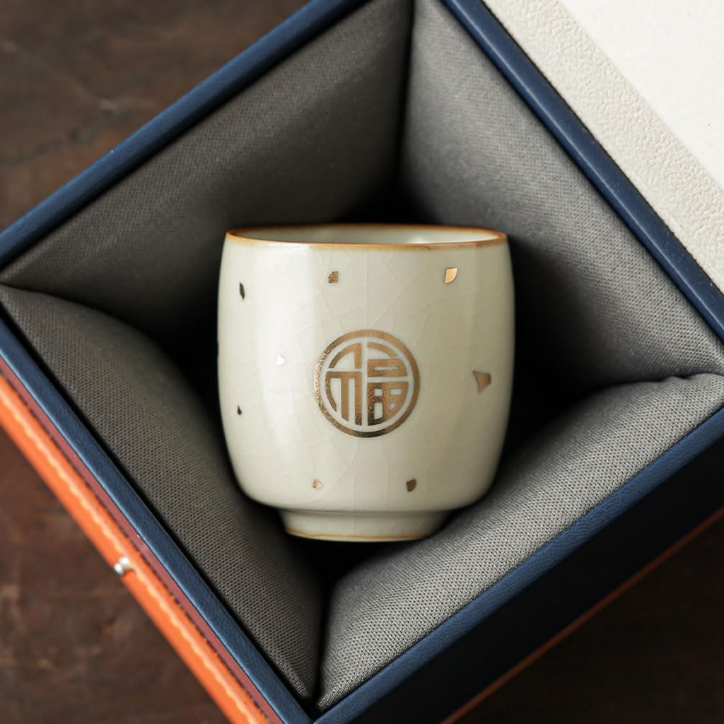 GSOUL Kungfu Tea cup Creative Handmade Small Teacup Personal Owner Cup Ceramic Tea Set Chinese Kung Fu Small Tea Cups