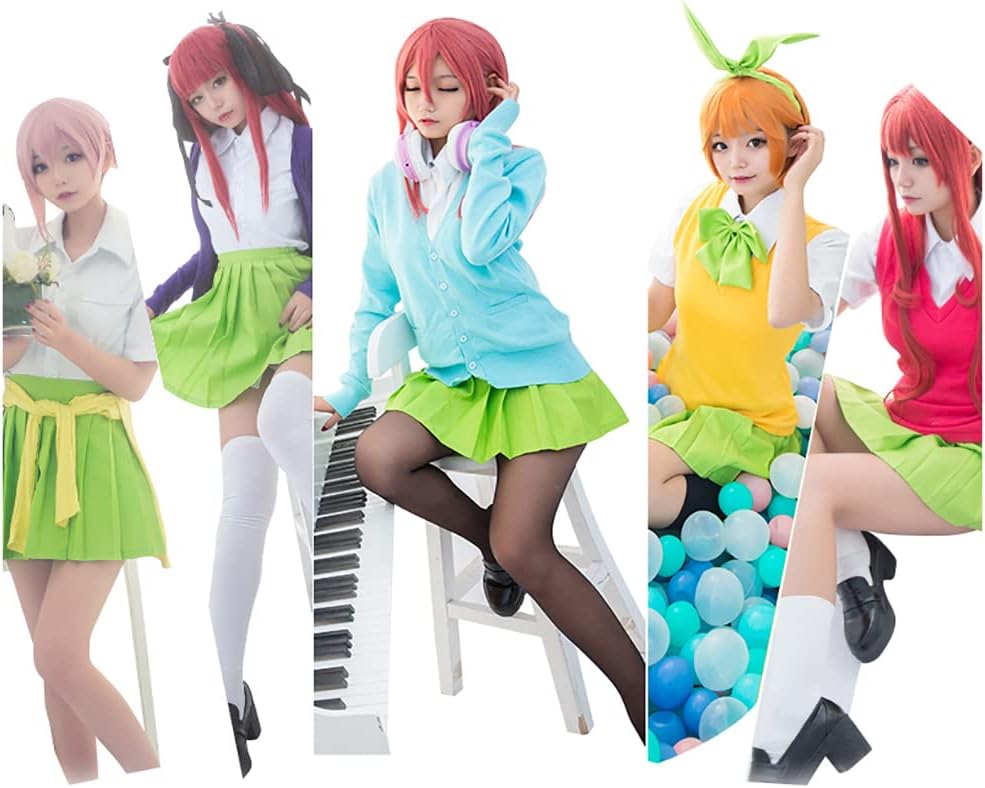 Amazon Co Jp Rika オーダー可能 五等分の花嫁 中野 二乃 なかの にの コスプレ 撮影 変装 日常服 コスチューム イベント仮装 アクティビティ 学園祭 ハロウィン お正月 女 L ホビー