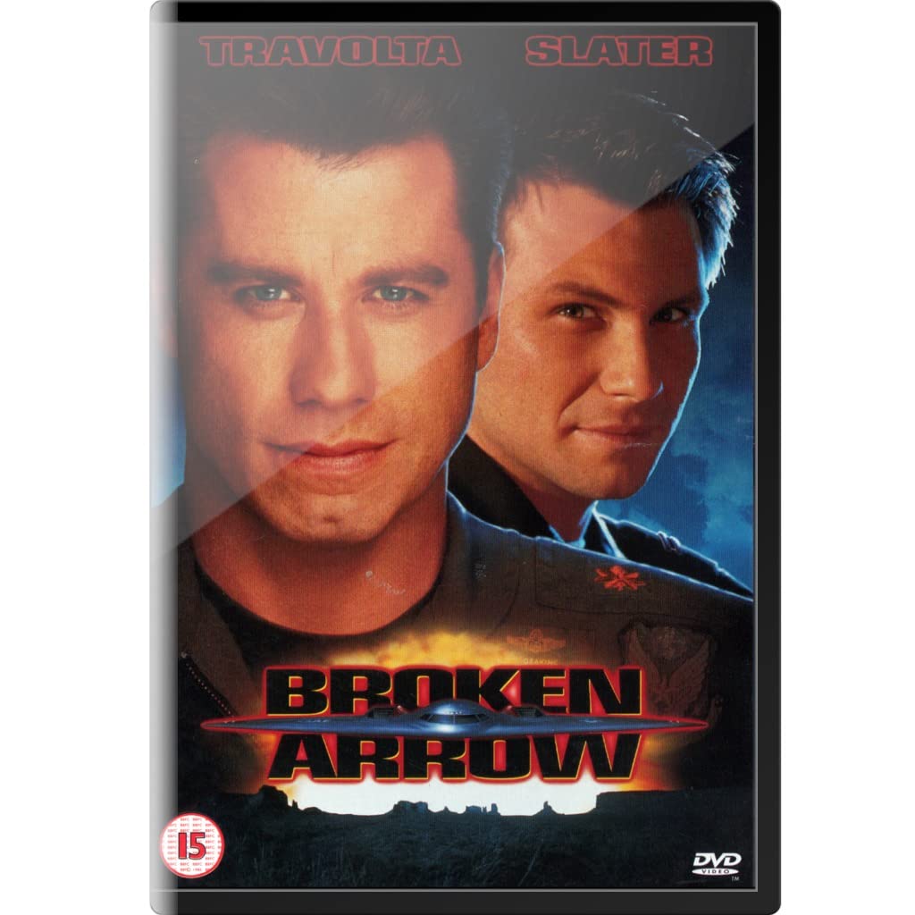 Broken Arrow - DVD - Director: John Woo - Starring: John Travolta, Christian Slater, Samantha Mathis, Delroy Lindo, Bob Gunton, Frank Whaley - UK IMPORT - REGION 2