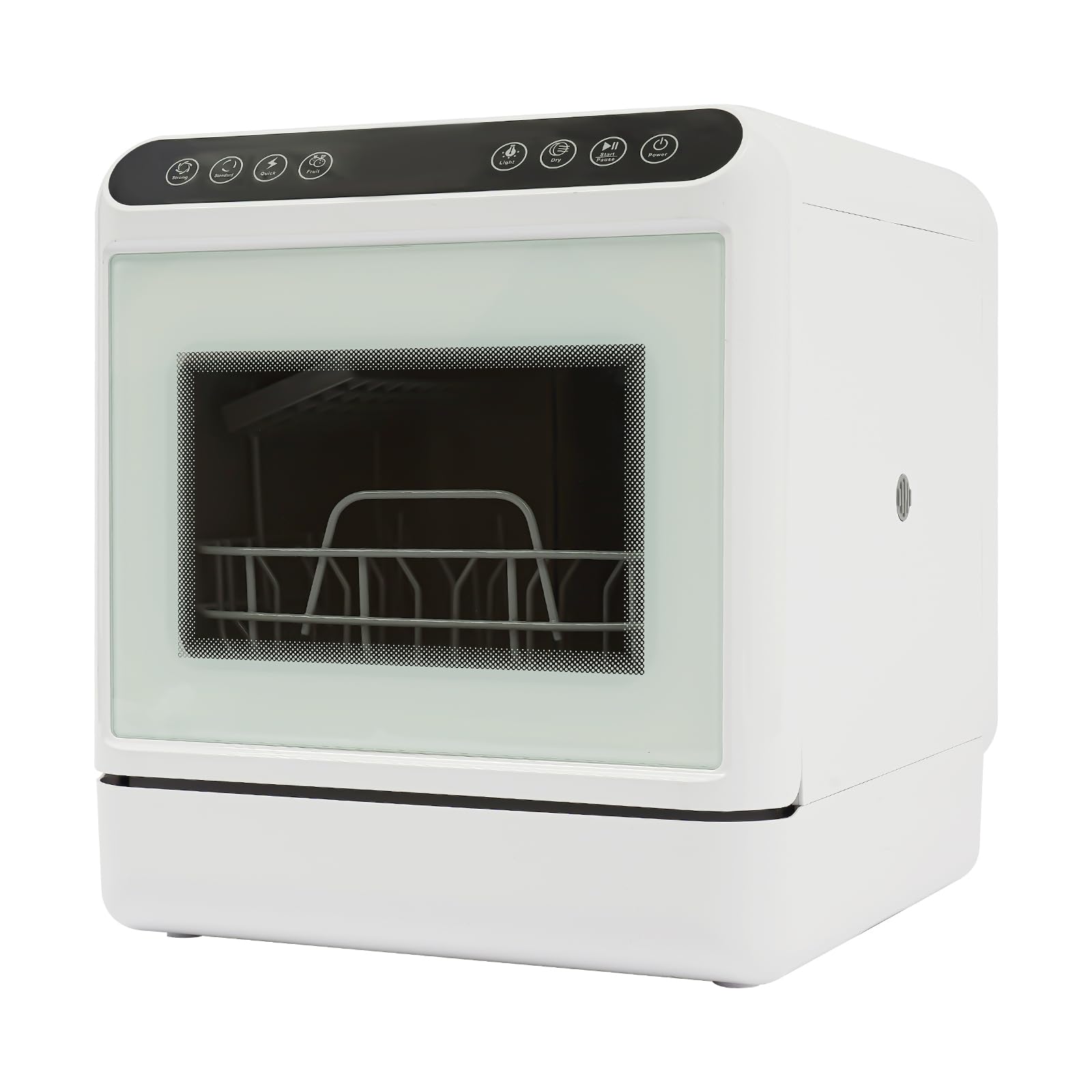 Lavastoviglie da tavolo, portatile, piccola lavastoviglie da tavolo, per piccole case, appartamenti, dormitori, barche, camper, bianco