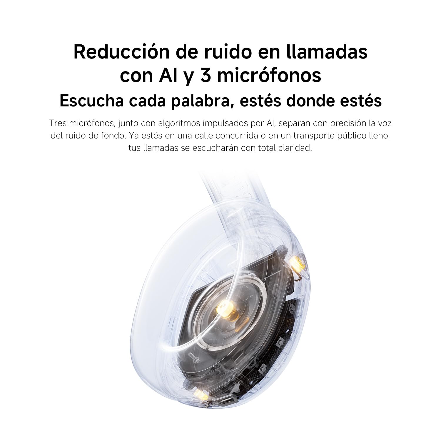 XIAOMI Redmi Headphones Neo Auriculares Bluetooth de Diadema, Active Noise Cancellation Adaptativa 42 dB, 72 h de Batería, Audio Hi-Res con Cable, Graves Potentes, 3 Micrófonos IA, Fast Pair, Negro