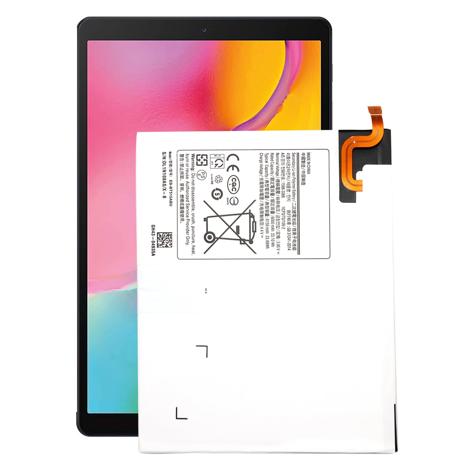 Amazon.com: WUHAO Replacement Battery EB-BT515ABU Battery for