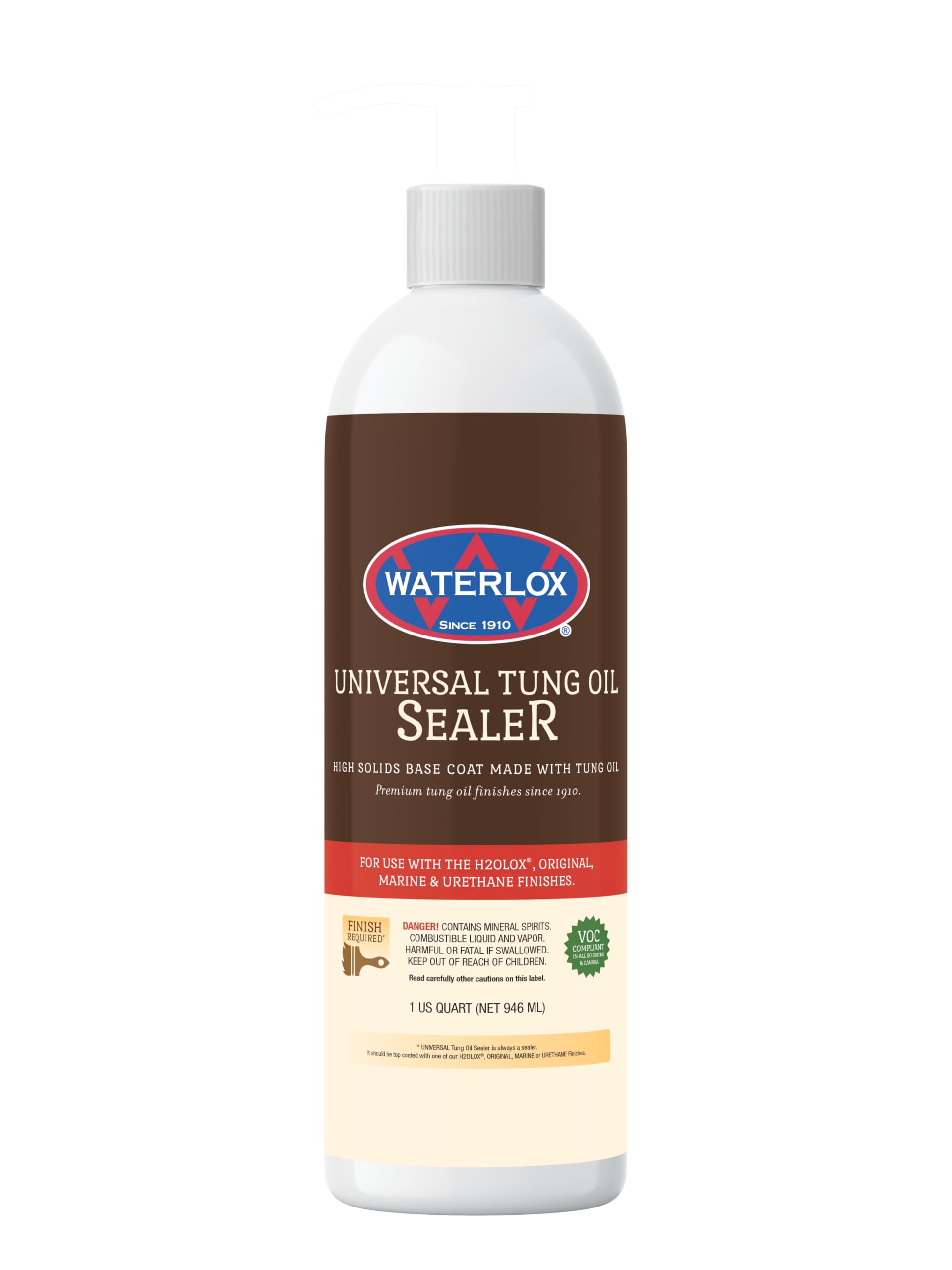 WaterloxUniversal Tung Oil Sealer, 1 Quart