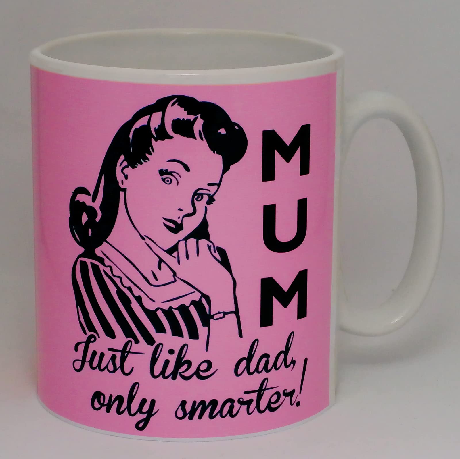 Mum Just Like Dad Only Smarter Ceramic Mug Funny Mother's Day Gift