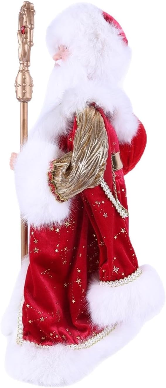 Santa Claus Figurine Doll Toy Decorative Party Holiday Ornament Christmas Decoration