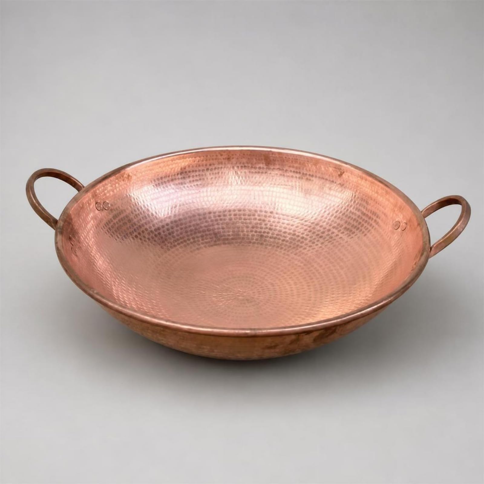 Wok para Freír Martillado Wok Cobre