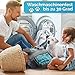Briliantwerk®️ Schnüffelteppich Hund – Extrem widerstandsfähiges Material - 5 Trainingselemente und 3 Schwierigkeitsstufen – Das Intelligenzspielzeug für Hunde jeder Größe (Blau)
