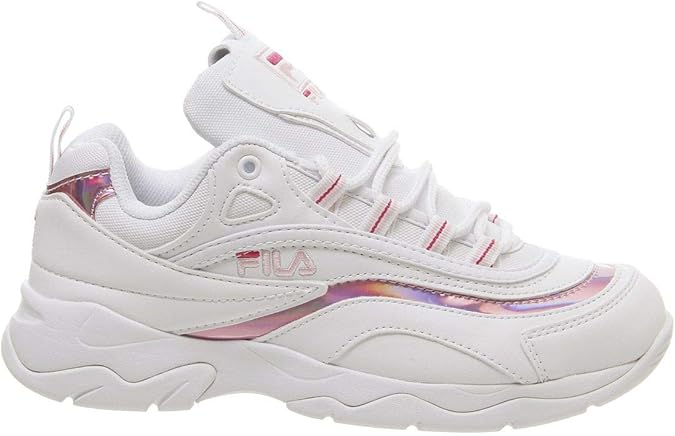 fila ray white pink