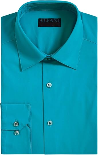 Blue Collared Slim Fit Dress Shirt 