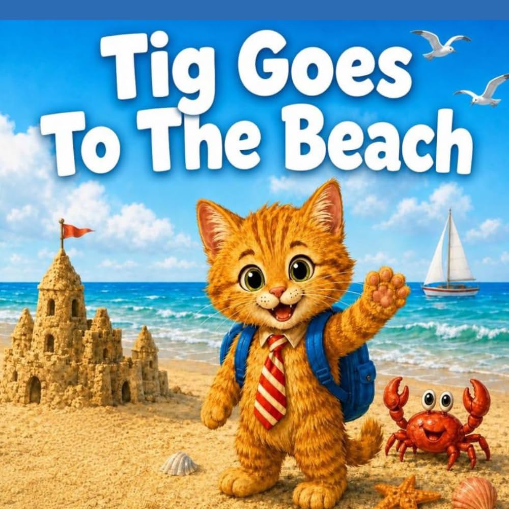 Tig Goes To The Beach (The Tig Adventures Series)