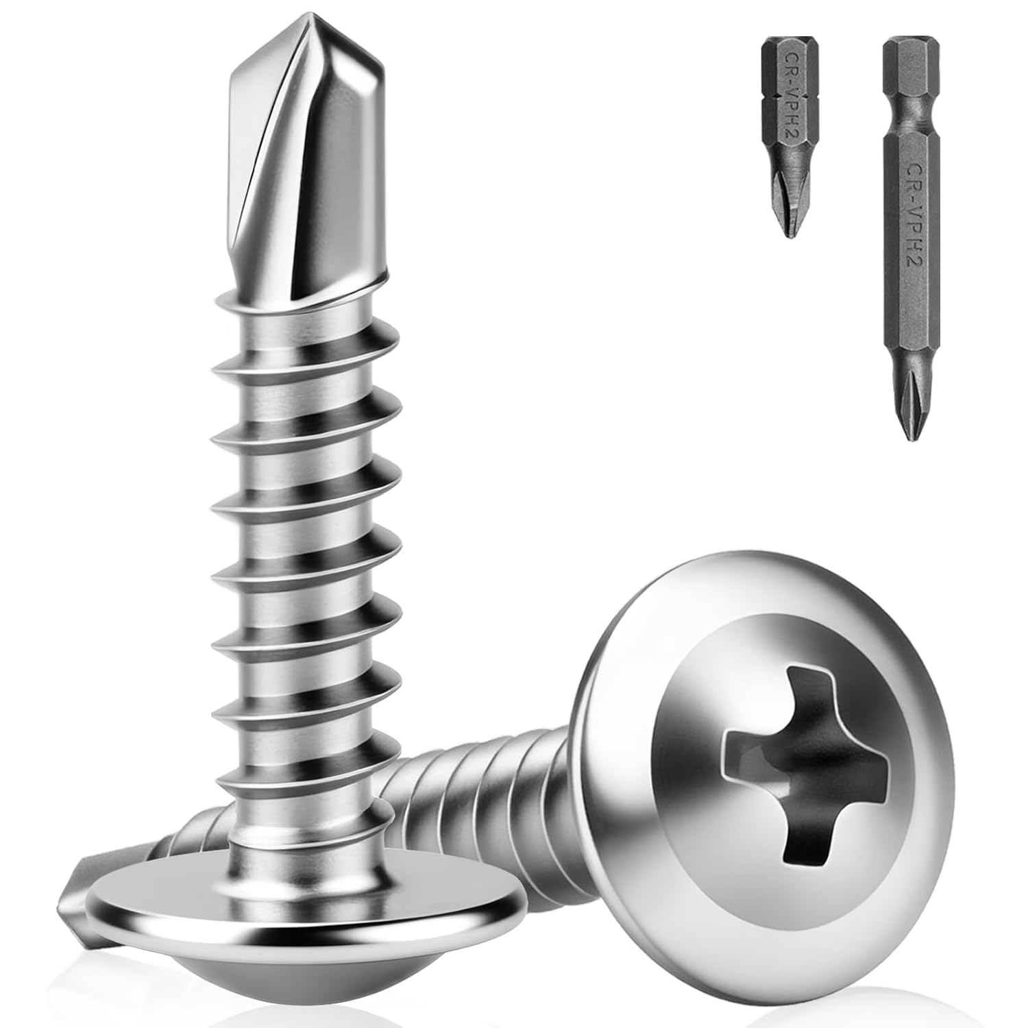 Self-Tapping Screws M4.8 x 16 mm Stainless Steel Pack of 220