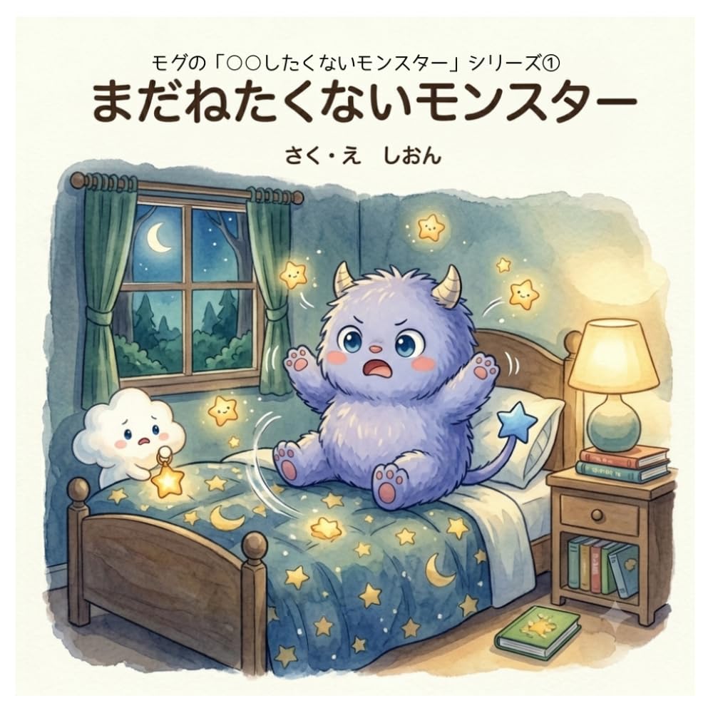 まだねたくないモンスター: モグの「○○したくないモンスター」シリーズ①