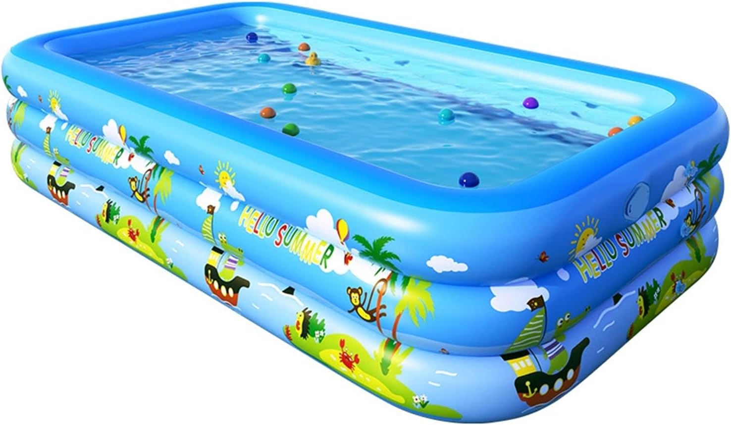 لين جي Linjie Inflatable Swimming Pools 150cm x 100cm x 56cm