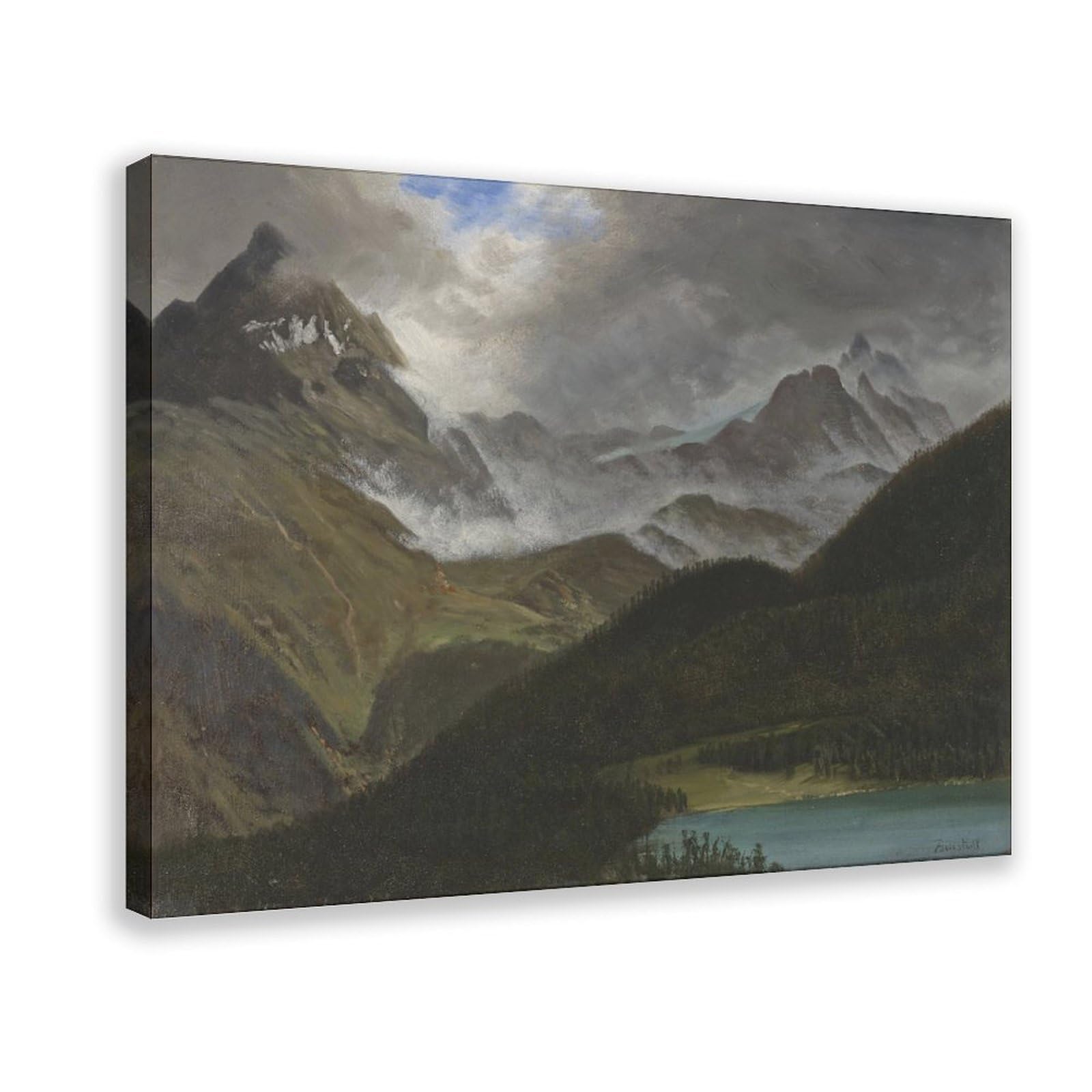 Cadre Albert Bierstadt impression toile pour mur vide - 8