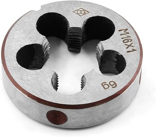 Miniatura 43 de M20 x 1,5 rosca métrica derecha muere para roscado, rosca de 0.787 in y paso de 0.059 in, acero de aleación