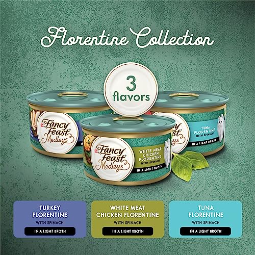 Fancy Feast Purina Medleys Florentine Wet Cat Food, 3 oz. Cans, 2x12 Pack - image 2