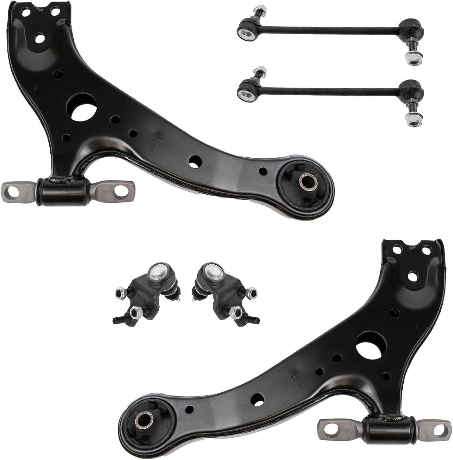 Front Suspension Kit Ball Joint Control Arm Sway Bar Stabilizer Link Compatible with 02-09 Lexus 01-08 Toyota
