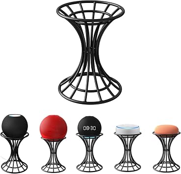 Smart Speaker Table Stand for Echo Dot 5nd/4rd/3th/2th Gen,Echo 4th/ 3rd/2th Gen, Echo Glow, Apple Homepod Mini and Google HomeMini/Nest-Mini, Desktop Holder Protect Smart Speaker