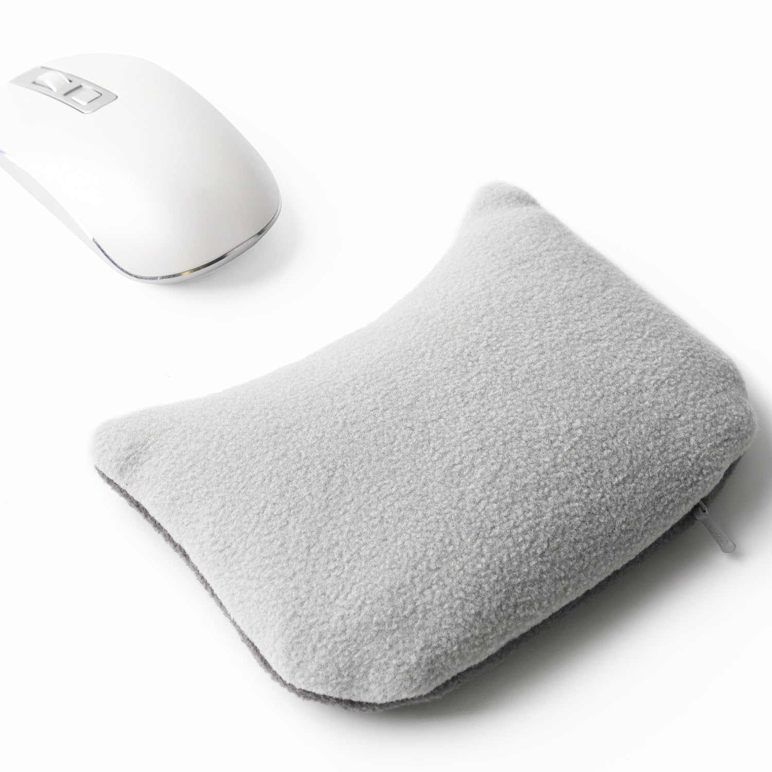 Ergonomische große Handgelenkauflage für Maus, Ergobeads Verdicktes Mauspad für Computer, Laptop, PC-Spiele, Home-Office-Arbeit, einfaches Schreiben, Schmerzlinderung am Handgelenk (Grau)