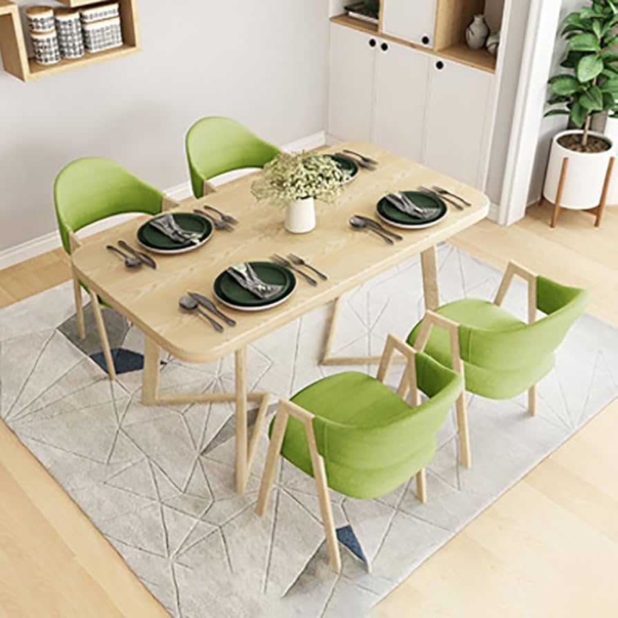 YOROXRG 丸ダイニングテーブルと椅子セット 5 ダイニングセット