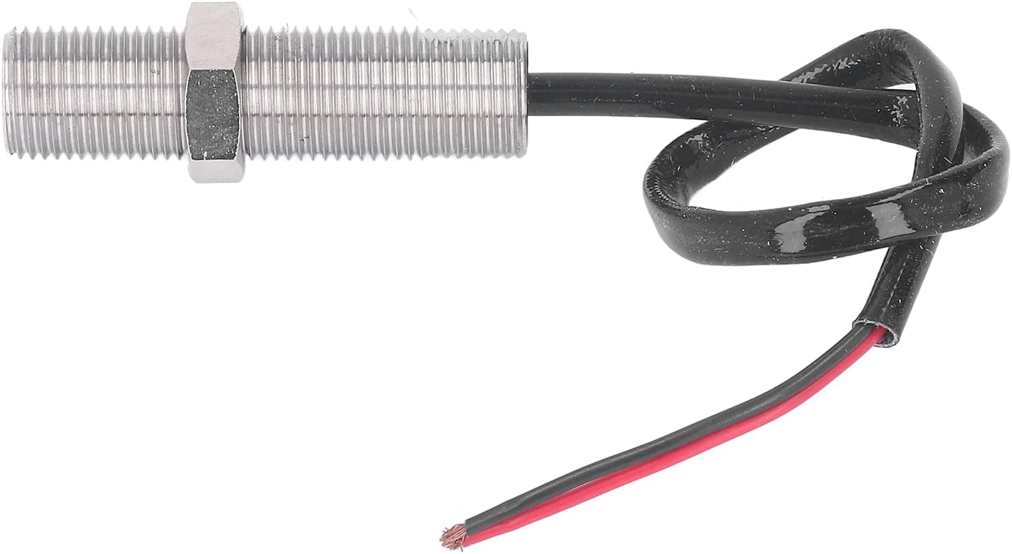 TOPINCN Stainless Steel MSP6719 Engine Speed Sensor Stable Speed Sensor for Generator Sets 5/8-18UNF-60mm Easy Installation for Smoke and Oil