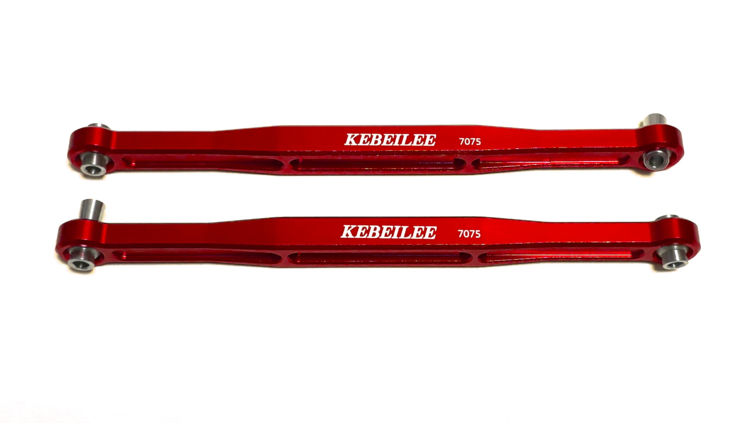 KEBEILEE CNC Aluminum7075 Upgrade Toe Links for TRAXXAS X-MAXX 1/5 8S (red)