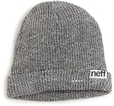 NEFF Men's fold Beanie, Grey, One Size