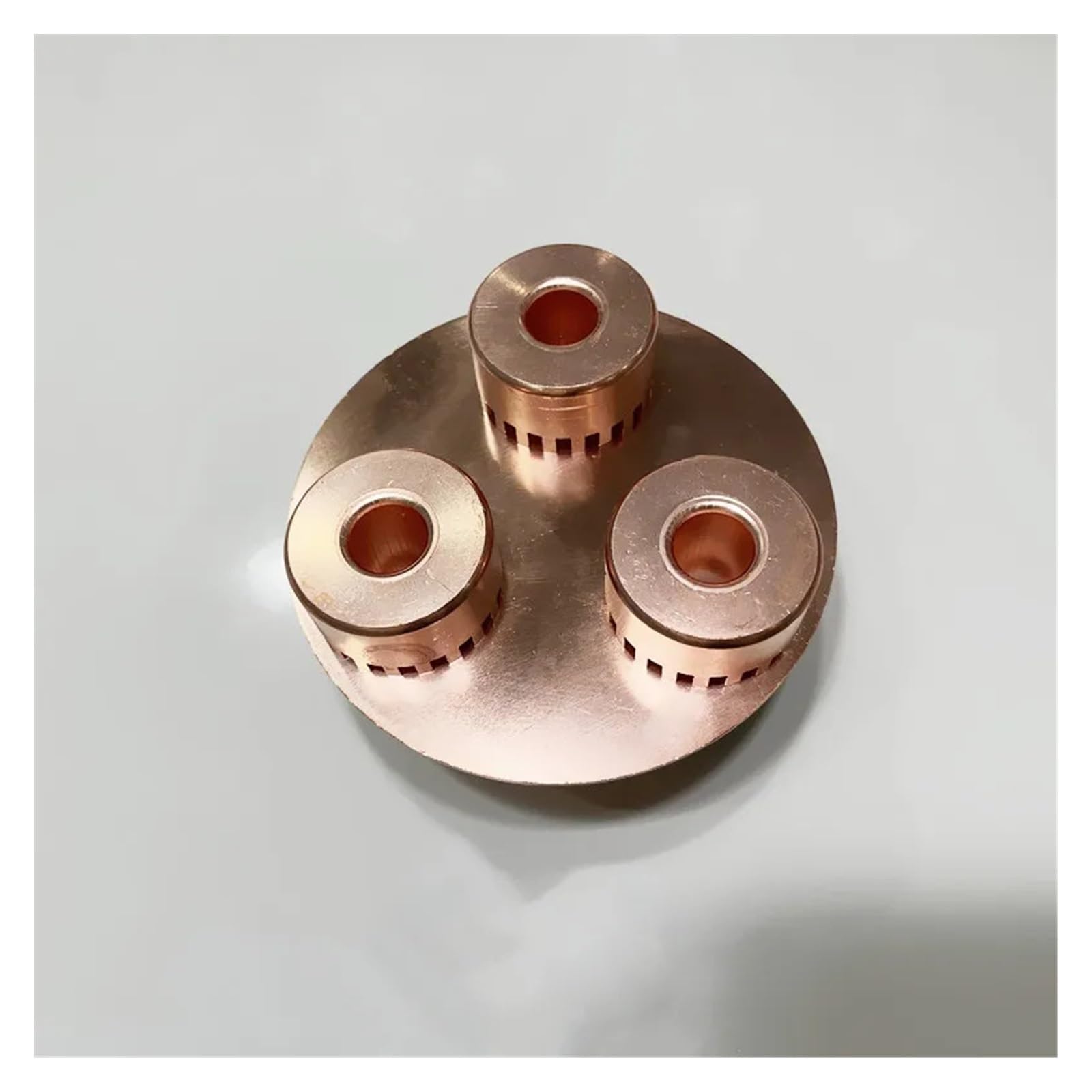 4" Copper Bubble Plate Set with Overflow Cap for 4" Tri-Clamp Sight Glass Union Tee ZCKHNQOP