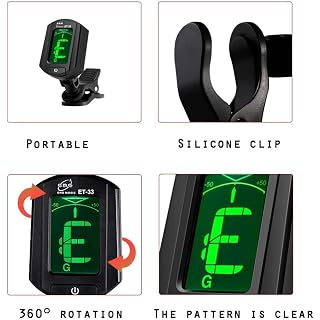 PEPDRO Accordeur électronique à écran LCD à Clipser, accordeur Automatique Professionnel spécial for Violon ukulélé… - Les Beatles, Paul McCartney, John Lennon, RIngo Starr, George Harrison PEPDRO Accordeur électronique à écran LCD à Clipser, accordeur Automatique Professionnel spécial for Violon ukulélé… – Image 3