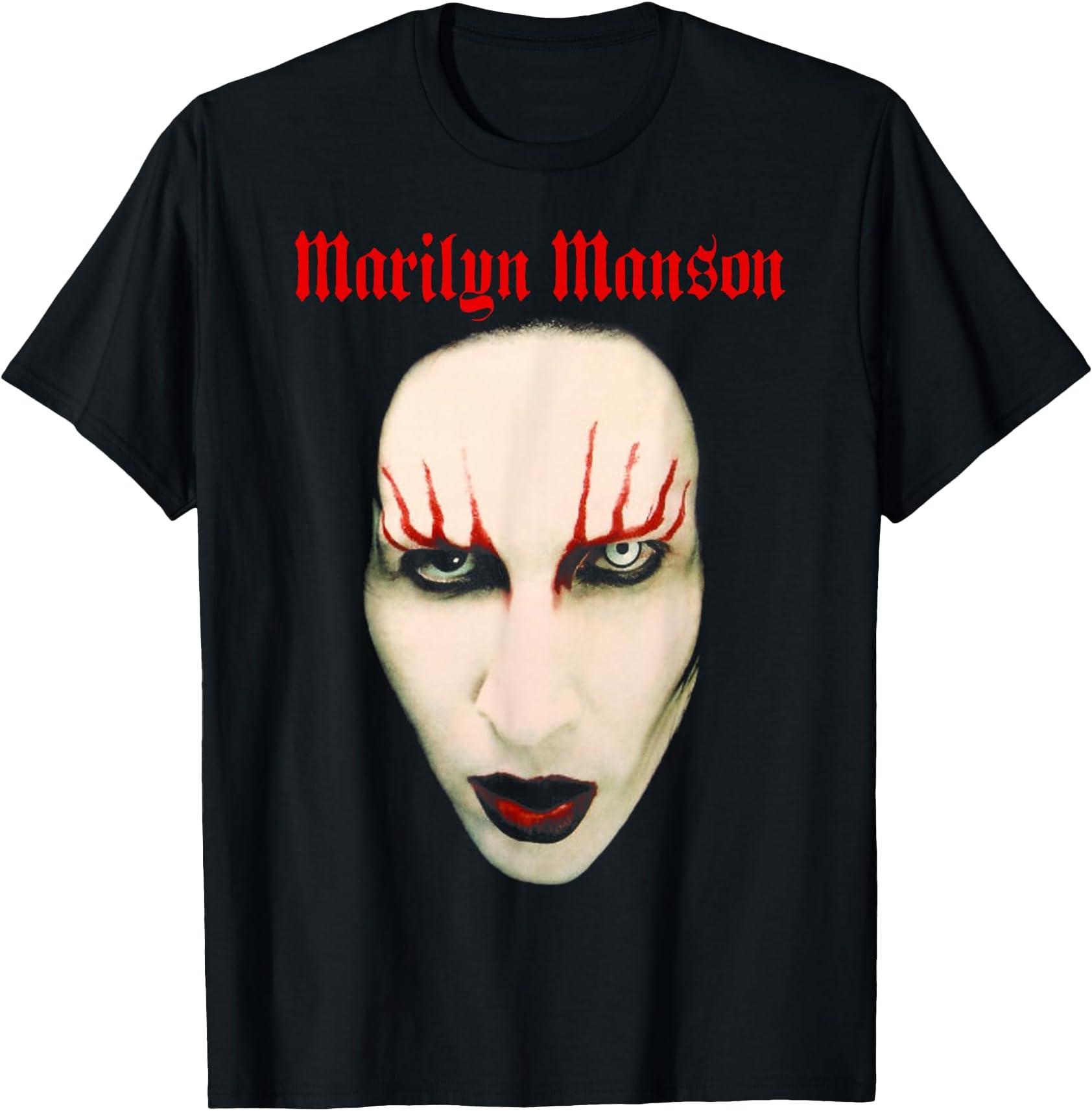 Big Face Red Lips T-Shirt