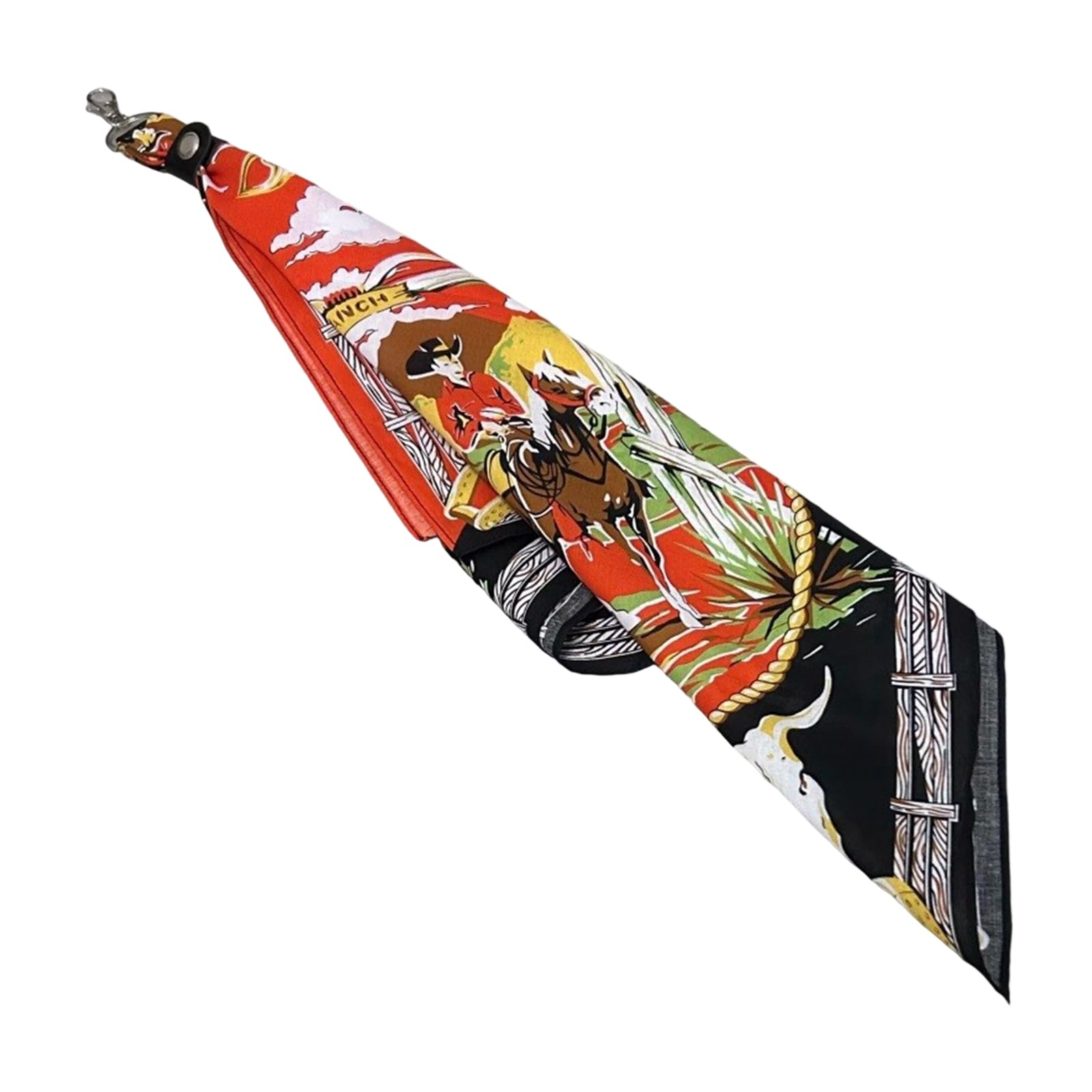 Ekoama Hip Hop Durag Bandana Doo Rag Head Scarf for Women Men Square Turban Head Scarf Punk Head