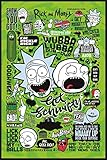 Impresión en lienzo Rick and Morty - Póster (61 x 91,5 cm), multicolor