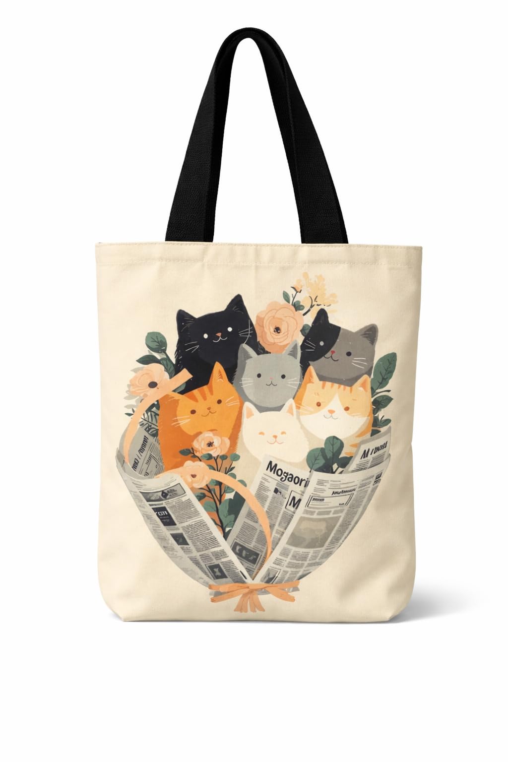 the sack co. Large Canvas Tote Bag for Women, Tote Handbags for Women with Zipper & for College, Shopping, Office-picture-25