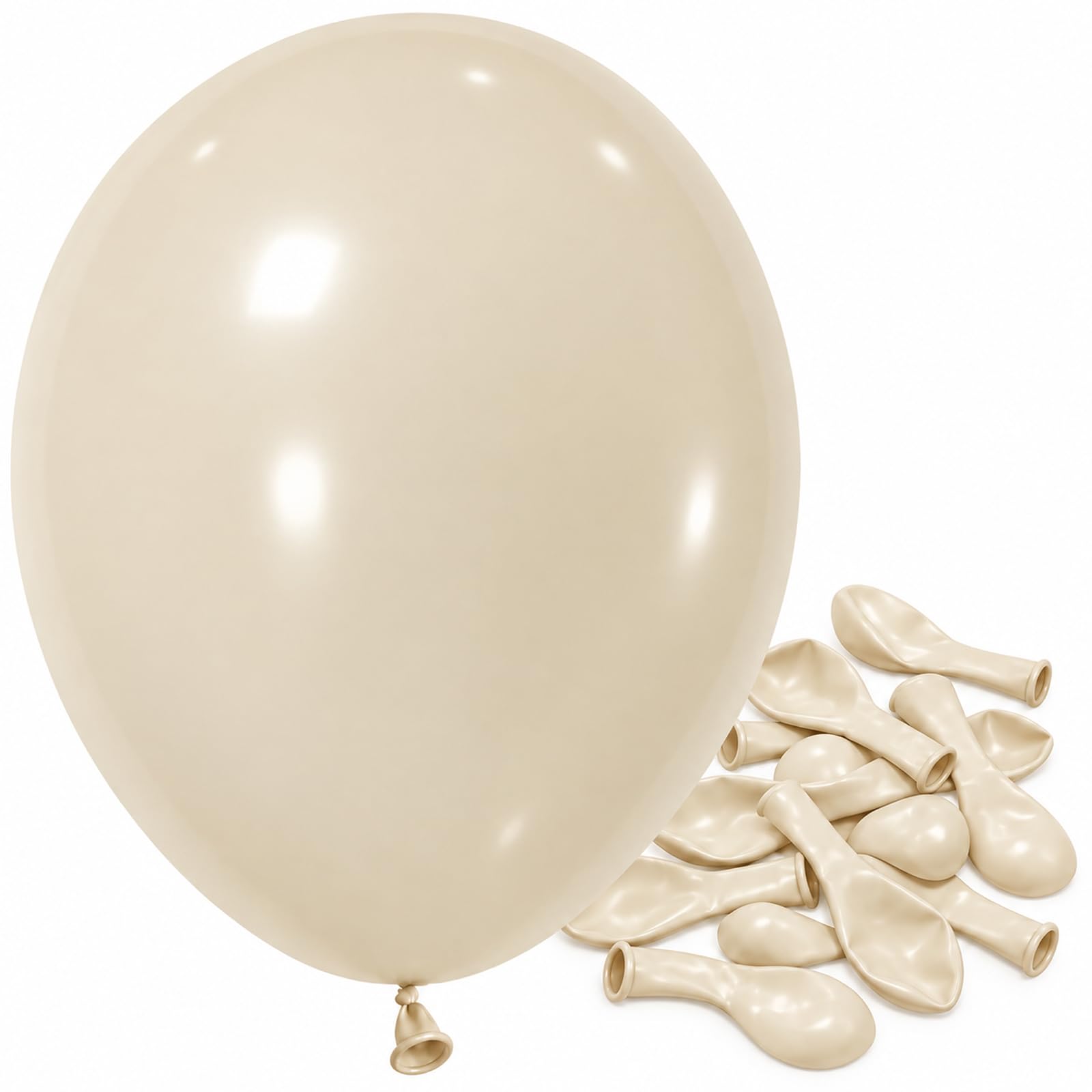 Jobkoo White Balloons 5 Inch, Mini Small White Balloon