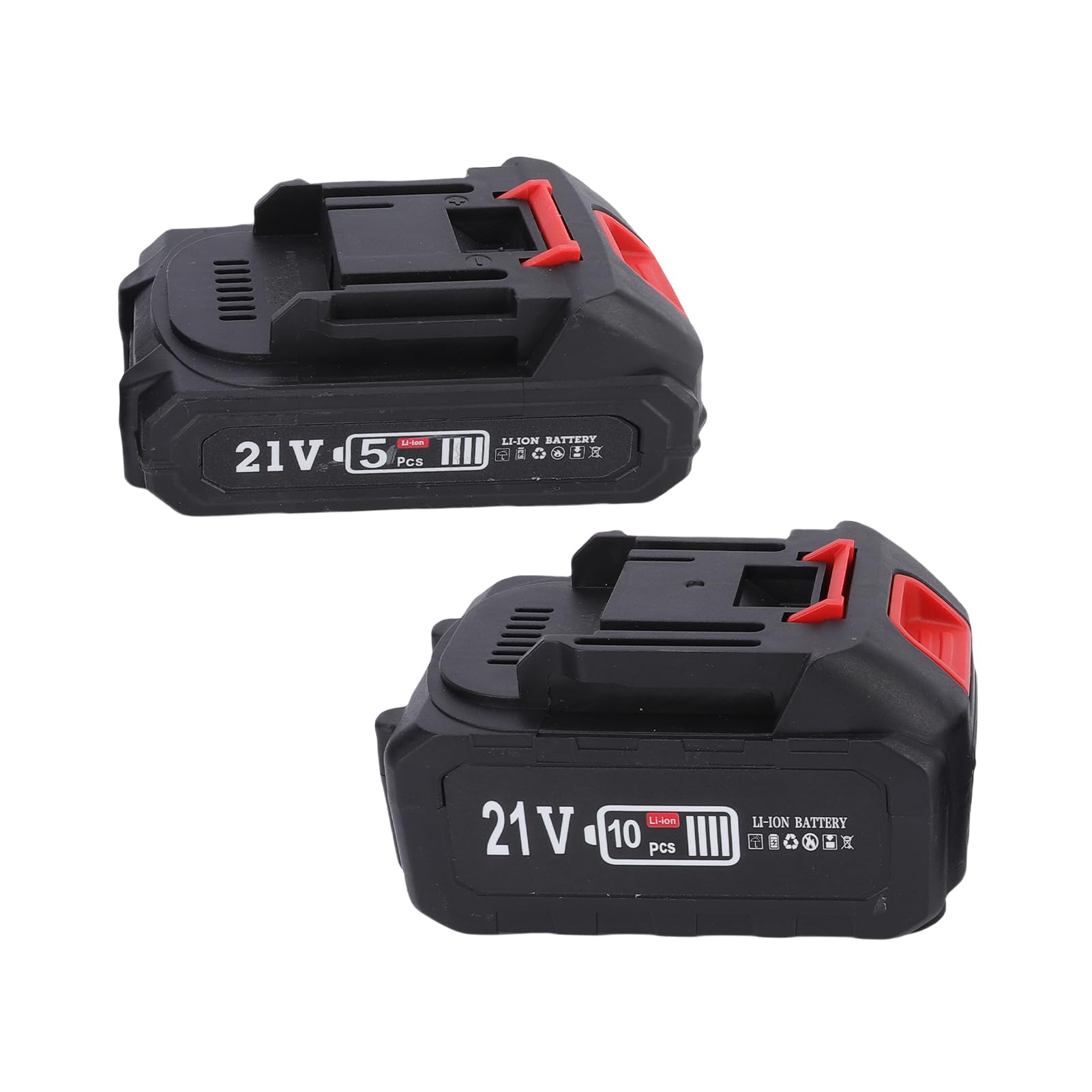 Juego de Llave de Impacto Portátil sin Escobillas, Inalámbrica, 21 V, con par Alto 400 N.m para Mantenimiento Cortacésped, Kit Destornillador Impacto Eléctrico 1/2 Pulgada, Baterías 3,0 Ah