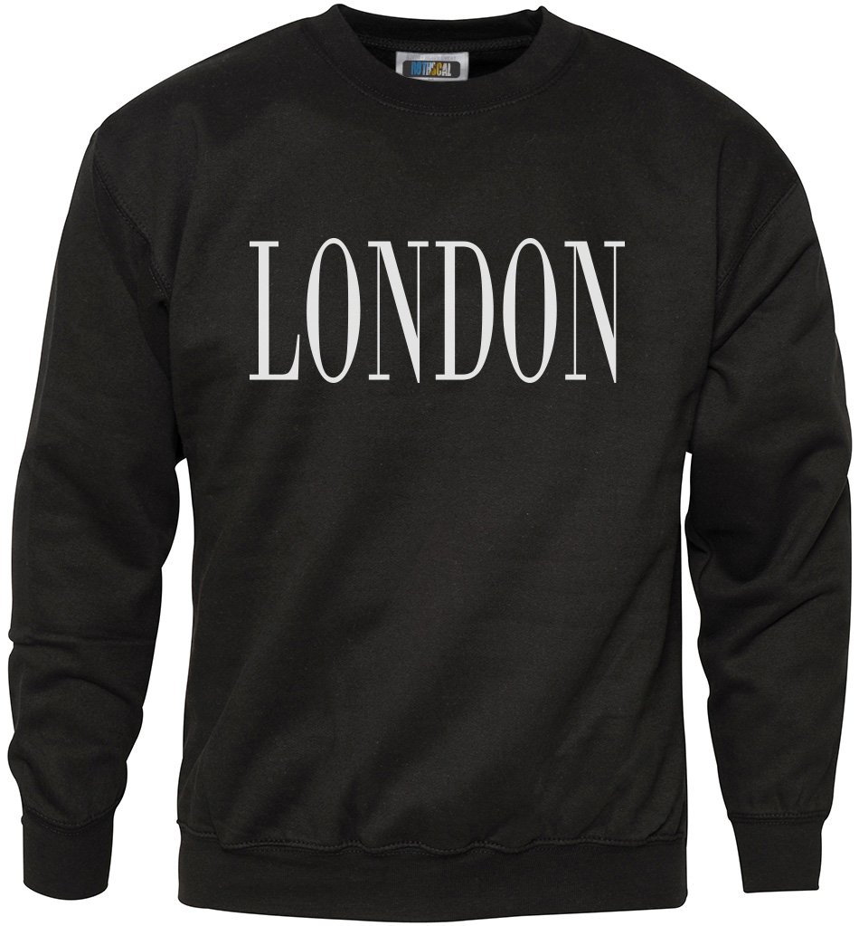 Hotscamp Men's Black London Sweatshirt - X-Large