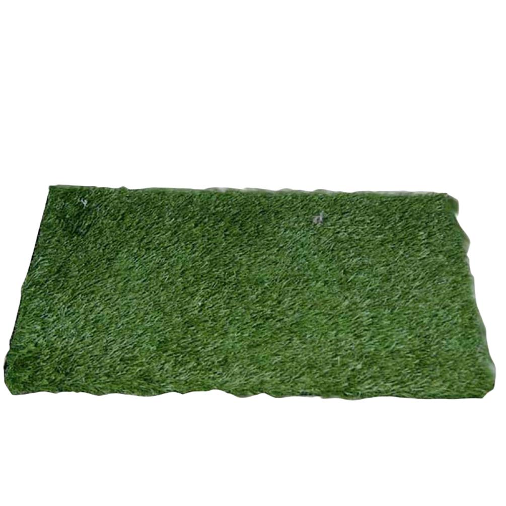 Wewnętrzna mata treningowa dla zwierząt domowych wymienna zapasowa sztuczna murawa odpowiednia dla szczeniaka toalety dla psa nocnika (zielona, 63 * 38 cm)