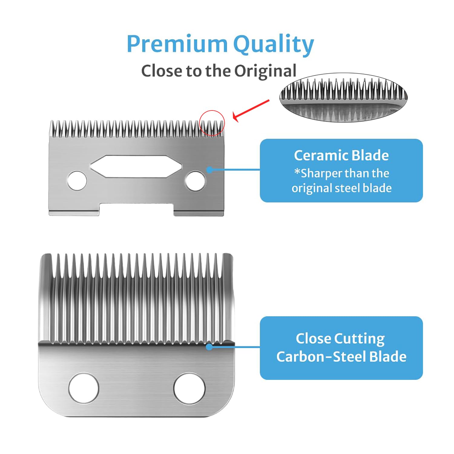 Lame de Rechange Rasoir Tondeuse Compatible OneBlade, Modele: 5pcs